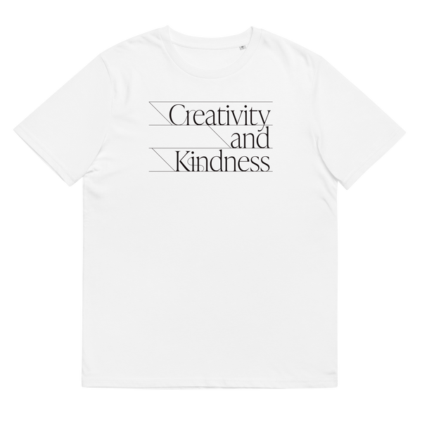ユニセックス オーガニックコットンTシャツ|Creativity and Kindness