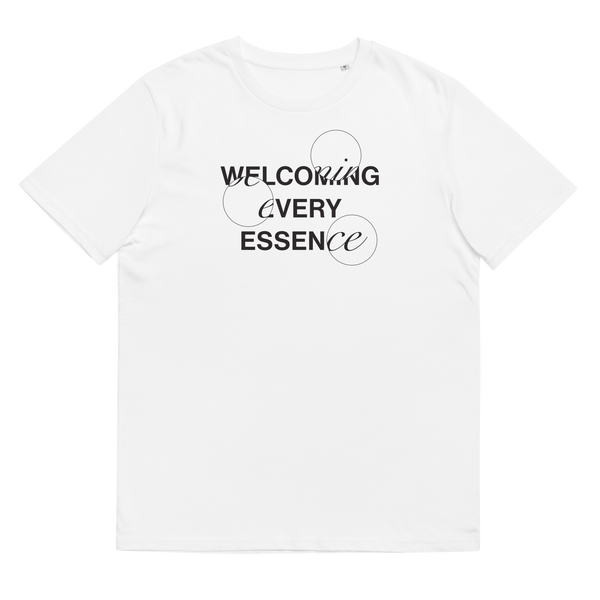 ユニセックス オーガニックコットンTシャツ|Welcoming Every Essence