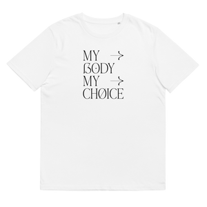 ユニセックス オーガニックコットンTシャツ｜My Body My Choice