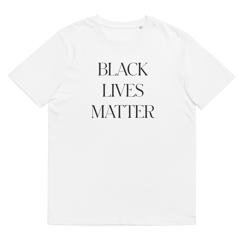 ユニセックス オーガニックコットンTシャツ｜Black Lives Matter