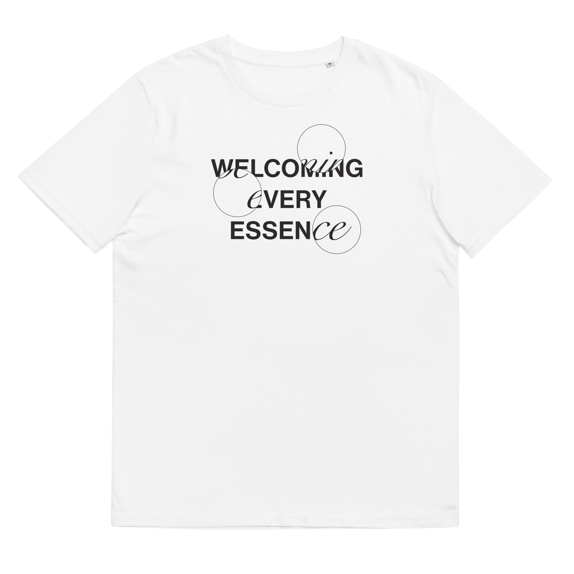 ユニセックス オーガニックコットンTシャツ｜Welcoming Every Essence